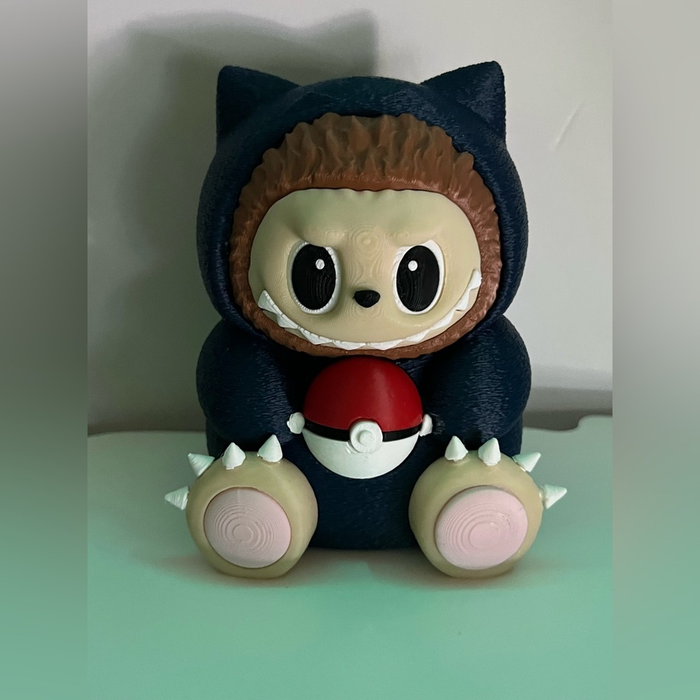 Labubu Snorlax by 3D print